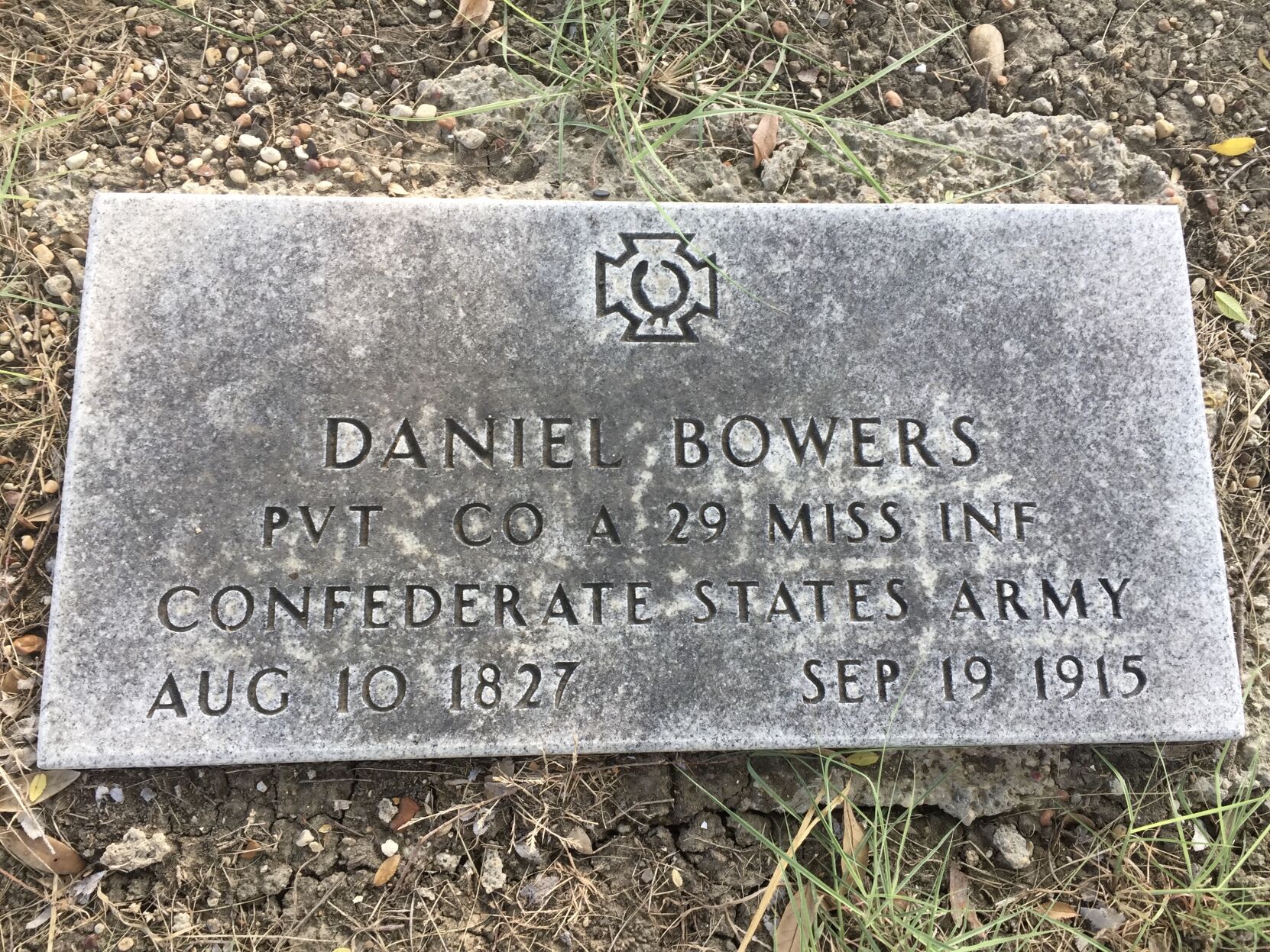 Daniel Bowers Confederate service marker.jpg
